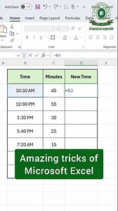 22K views · 178 reactions | TIME FUNCTION | Add Minute through Time Formula in Microsoft Excel | Add Minute |  #excel #exceltips #exceltricks #exceltutorial #spreadsheet #timeformula #excelformula #data #shorts #FillSeries #fbviral | learn Excel with Bapi Sardar | Facebook