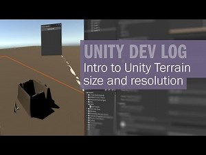 Intro to Unity Terrain size & resolution