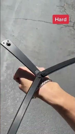 3 Levels of Butterfly Knife Tricks | Hard