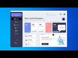 JavaFX UI /UX Dashboard