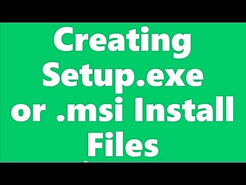 How To Create Setup exe or Setup msi Installer File In Visual Studio