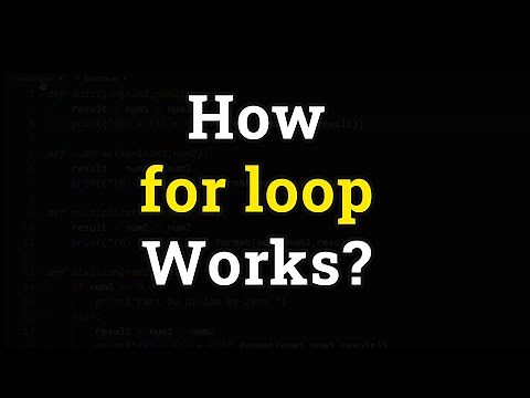 How For Loop Works ( C C++ Java C# language ) Tutorial for beginners