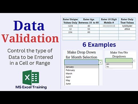 Data Validation in Excel Full Tutorial