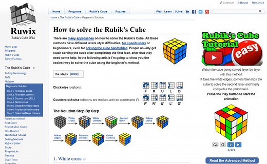 How To Solve The Rubik's Cube