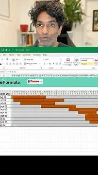 Make a Gantt Chart in Excel with Just One Formula!