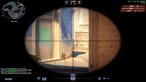 120 FPS Animation of CS2 and CS:GO Gameplay