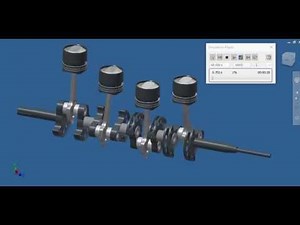 inventor tutorial on dynamic simulation engine block