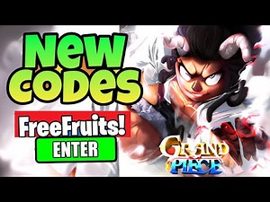 ALL NEW WORKING CODES FOR GRAND PIECE ONLINE IN 2023! ROBLOX GPO CODES