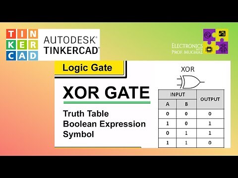 #11 XOR Gate - How to build a logic circuit from a Boolean expression?