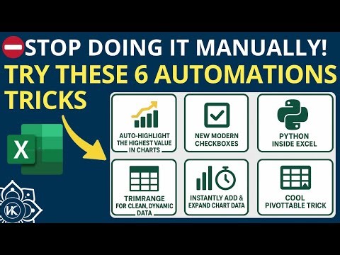 Top 6 Excel Tricks for Smart Automation! ⚡📊