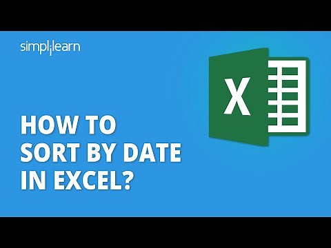 How to Sort by Date in Excel? | Sorting Dates in Excel | Excel Training For Beginners | Simplilearn