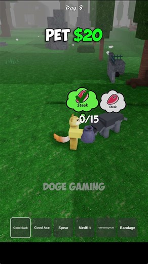 $1 vs $100 pet 🐺 | Doge Gaming #alizasehar