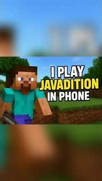I Play Java Edition in Phone 🤯🔥 #Minecraft#minecraft #minecraftshorts #javaedition