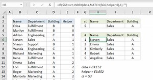 INDEX and MATCH all matches