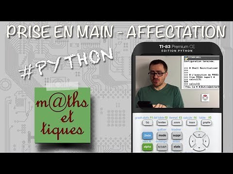 PYTHON: Getting Started - Assignment - TI-83 Premium Tutorial