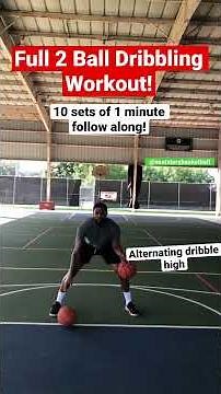 Full 2 Ball Dribbling Drills! 10 Minute Ball Handling Follow Along!