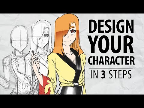 CHARACTER DESIGN - Step by Step Tutorial | Drawinglikeasir