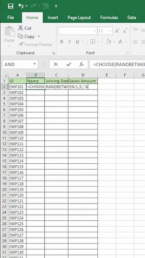 How to Generate Random Data in Excel – Part 1