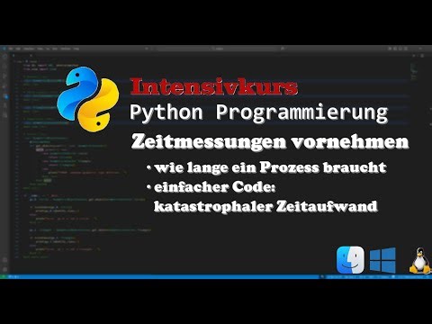 Intensivkurs Python Programmierung 🐍 - Zeitmessungen vornehmen | ITWorks4U