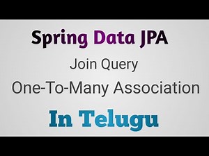 Spring Boot: OneToMany Mapping in Spring Data JPA & Join Query Example | Thiru Academy