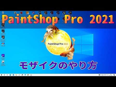 PaintShop Pro 2021の使い方 モザイク編