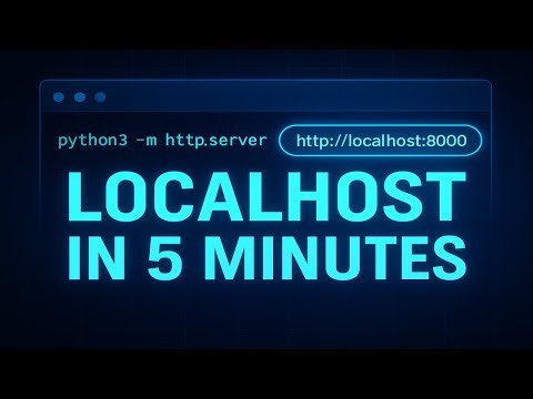 How to Run a Localhost Server on Windows 11 — Localhost Tutorial | Python HTTP Server