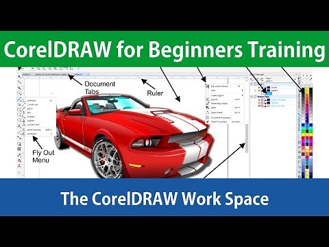 CorelDRAW for Beginners the CorelDRAW Graphic Design Work Space Tutorial