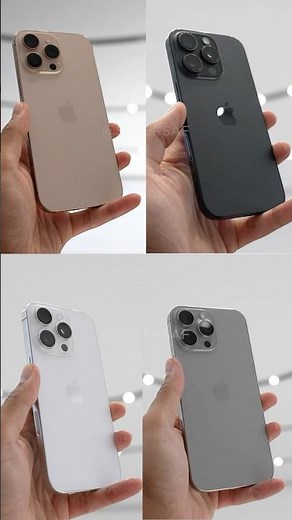 iPhone 16 Pro Color Comparison