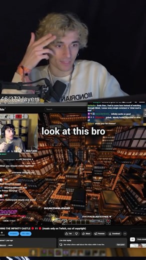 I built the Infinity Castle #minecraft #demonslayer #infinitycastle