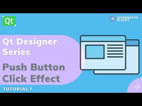 Button Click Effect | Qt Designer | PySide2 | Python