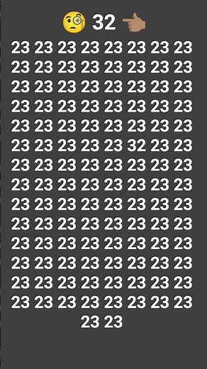 find the number 32 🧐