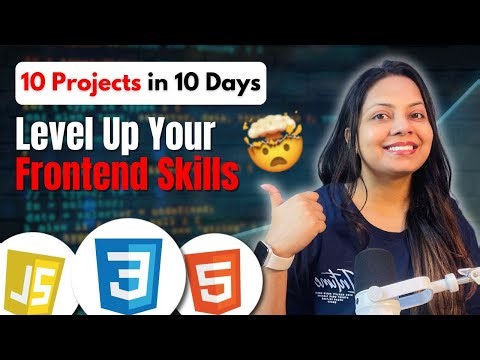 Build 10 Projects in 10 Days - HTML, CSS, JS Challenge for Developers!