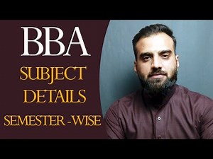 BBA Course Detail Complete Semester Wise