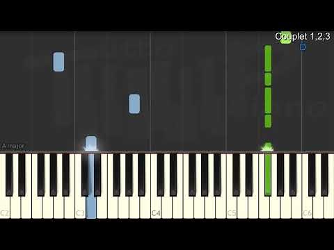 Georges Moustaki - Le métèque (Piano facile)