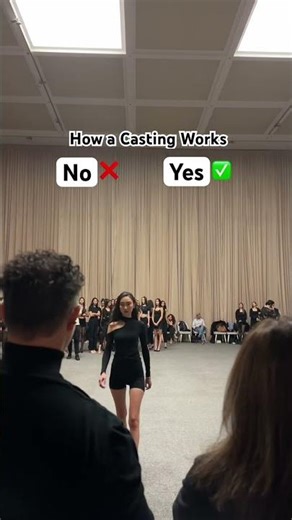 Yes or No: What Models Hear at Castings #modeling #catwalktour #casting
