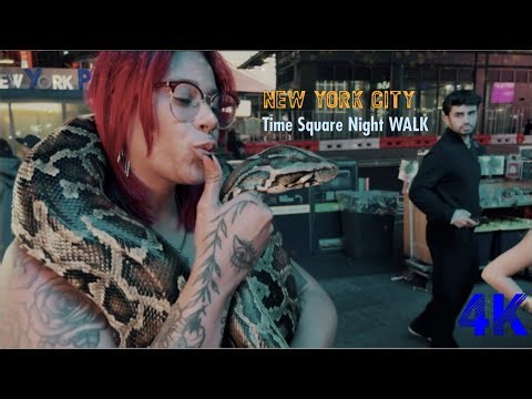 Times Square NYC | Sunday Night Walk in Downtown Manhattan | 4K Cinematic Tour 2025