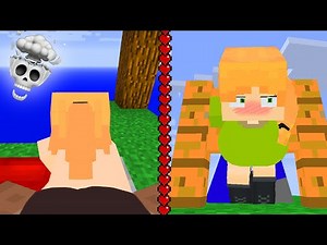 I Gave Jenny Tyan Diamonds Minecraft Skyblock And... She Thanked Me IM SHOCKED!