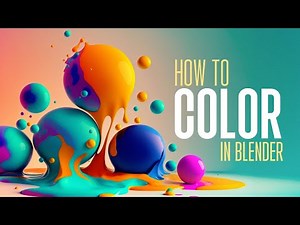 how to color in blender || Blender Tutorial