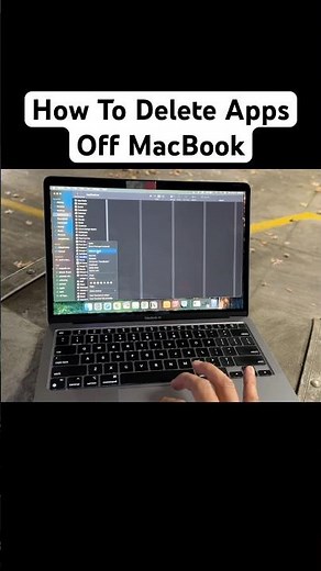 How to delete apps off MacBook in 30 seconds 🚮💻😊