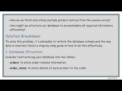 How to Insert Data from Session Array in Laravel 6