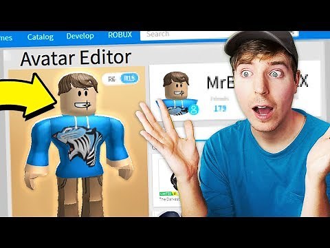 MAKING MRBEAST A ROBLOX ACCOUNT!