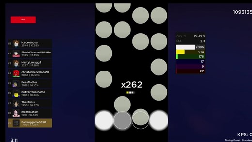 Full vid is on my yt in bio (i love camellia) #roblox #osumania #robeats #fyp #fyypppppppppp #robeatscommunity #camellia