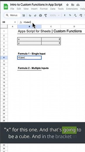 Write Your Own Google Sheets Functions with Apps Script