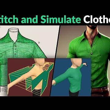 Blender Secrets - Cloth Simulation Sewing Basics