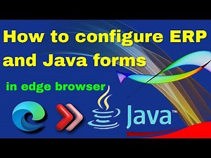 How to configure oracle ERP | how to enable java in edge browser | fix java plugin error | hindi