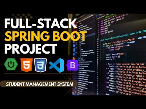 Full Stack Student Management System Project | Spring Boot, HTML, MySQL, JavaScript & Bootstrap