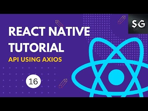 Making API calls using Axios in React Native #16 || React Native Tutorial for Beginners