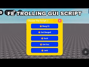 [ FE ] Trollling Gui 🤫 ( Sus Script ) | Work For Most Game ( Direct Link ) (PASTEBIN 2025)
