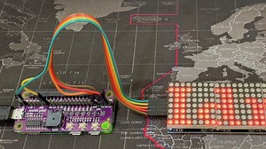Displaying on MAX7219 Dot Matrix Using Raspberry Pi