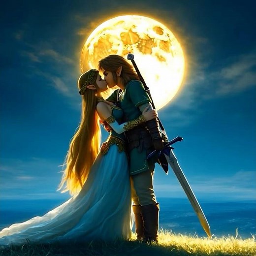 Legend of Zelda: Link & Princess Zelda Can’t Stop Kissing! 😘 Fan Edit